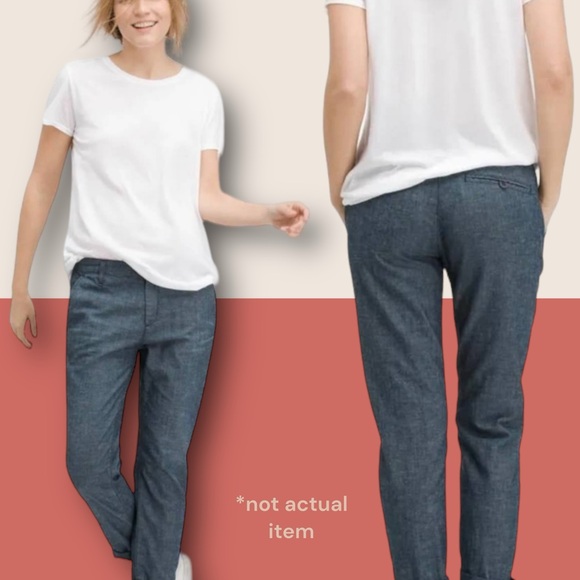 Ag Adriano Goldschmied Denim - 👖 Ag ADRIANO GOLDSCHMIED THE TRISTAN TROUSERS CHAMBRAY HEMP BLEND SZ 31R